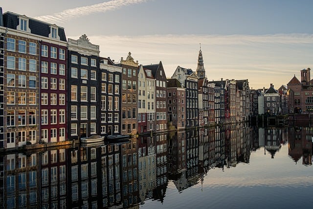 Canal-light escapes through Utrecht for water reflections and Dutch ease
