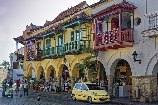 Cartagena Terrace Residence Glowing Above Colonial Streets at Night