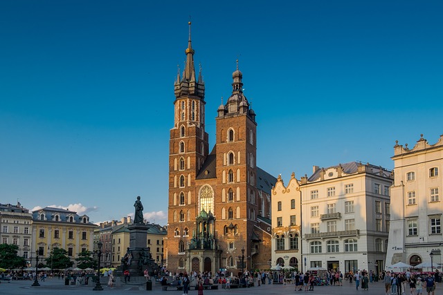 Kraków Storybook Escape with Warm Squares and After-Dark Glow